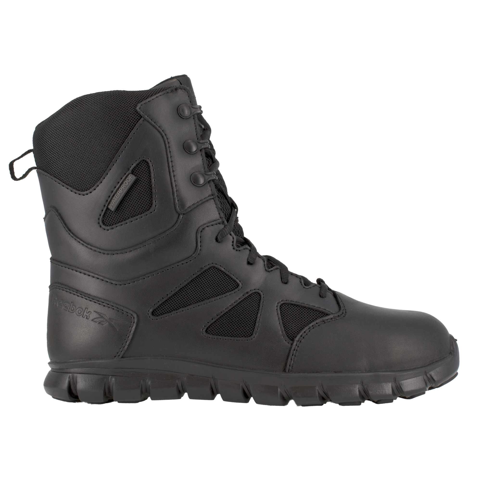 Reebok, 8in. Tactical Waterproof Boot with Side Zipper